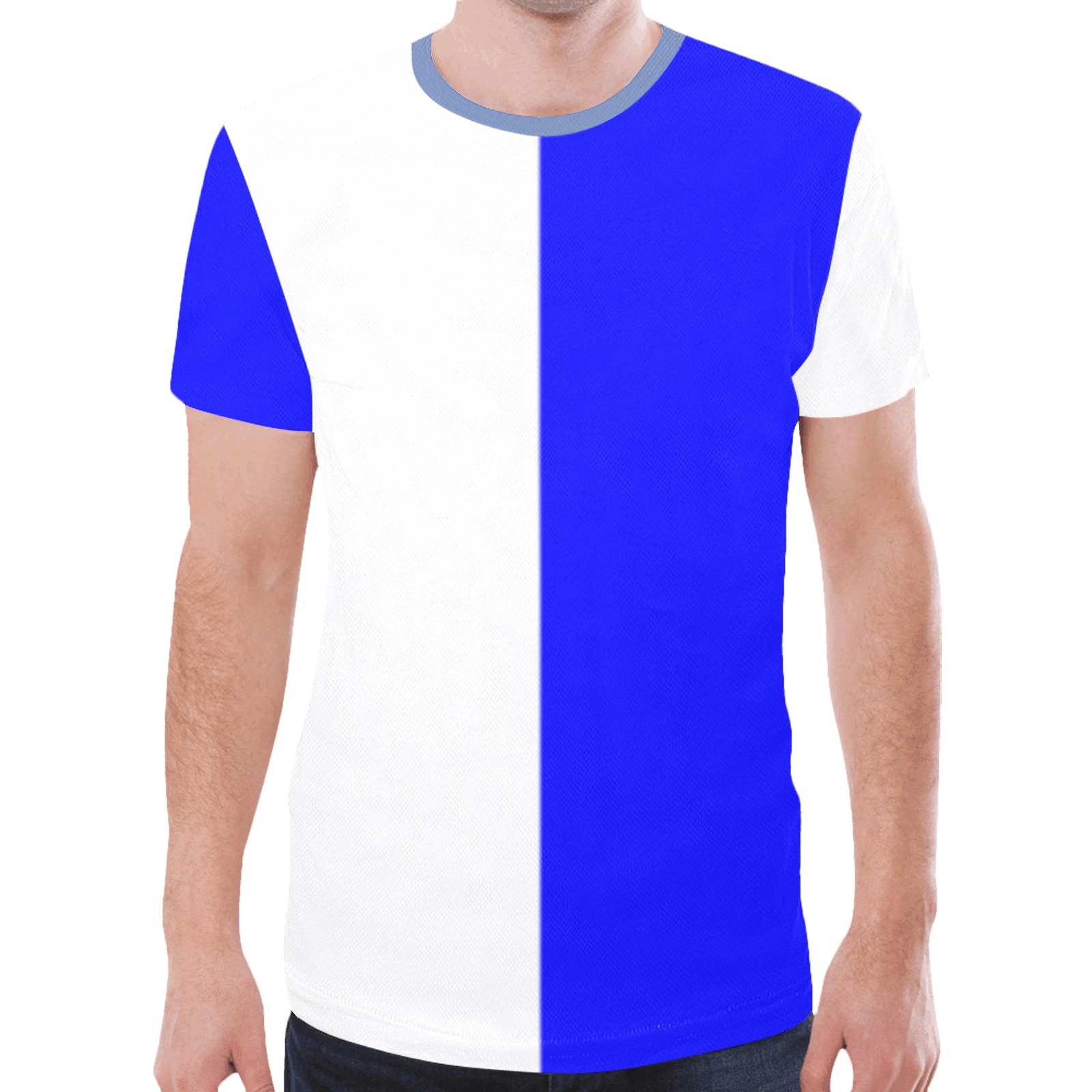 wblue New All Over Print T-shirt for Men (Model T45)