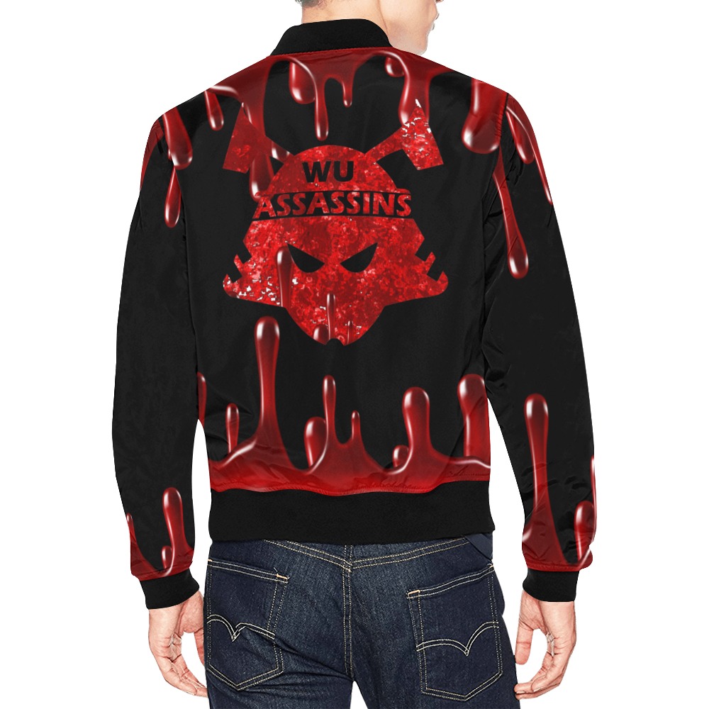 Wu Assassins Bloody Roar All Over Print Bomber Jacket for Men (Model H19)
