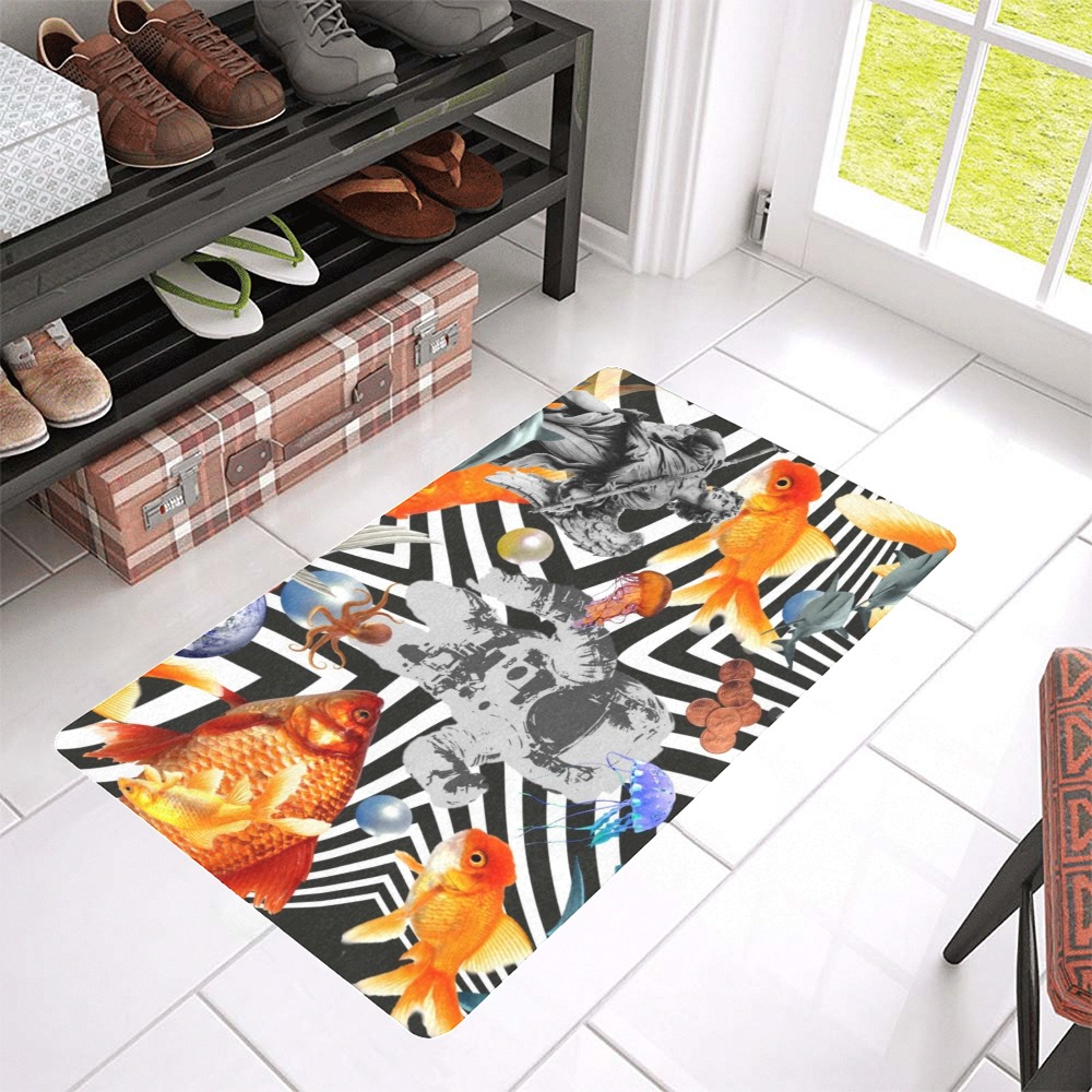 POINT OF ENTRY 2 Doormat 30"x18" (Black Base)
