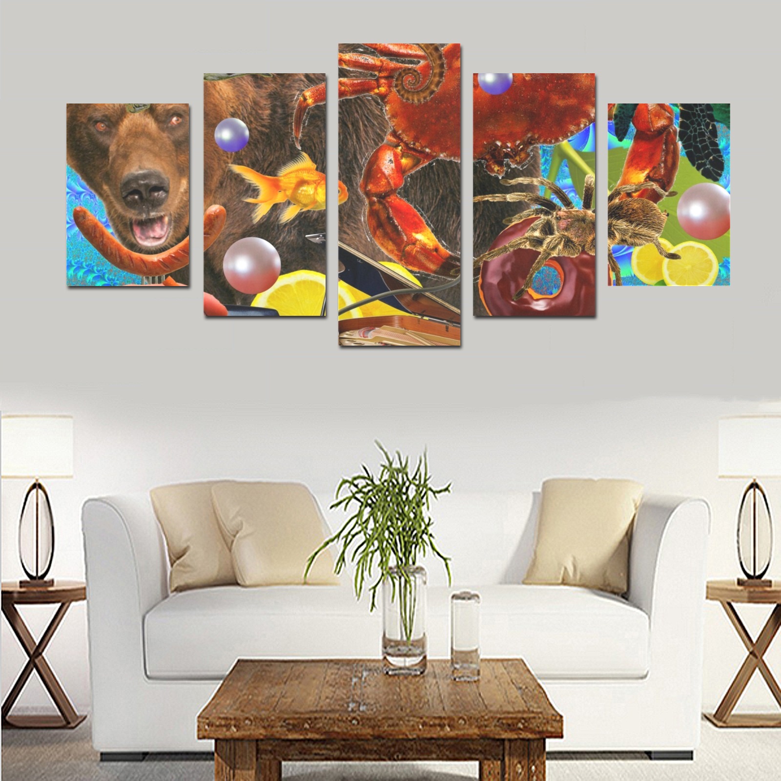 THROUGH SPACE AND TIME 2 Canvas Print Sets D (No Frame)