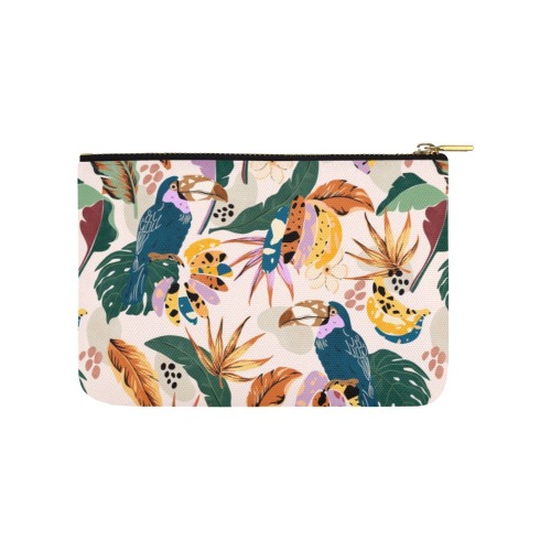 Toucans in wild tropical nature Carry-All Pouch 9.5''x6''