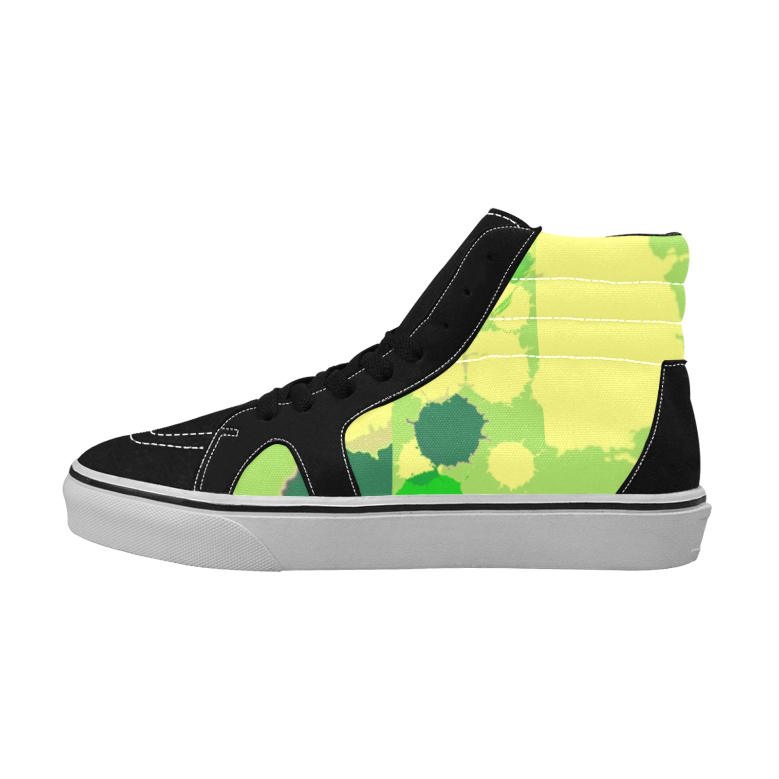 sketch1646782914027_chroma88 Men's High Top Skateboarding Shoes (Model E001-1)