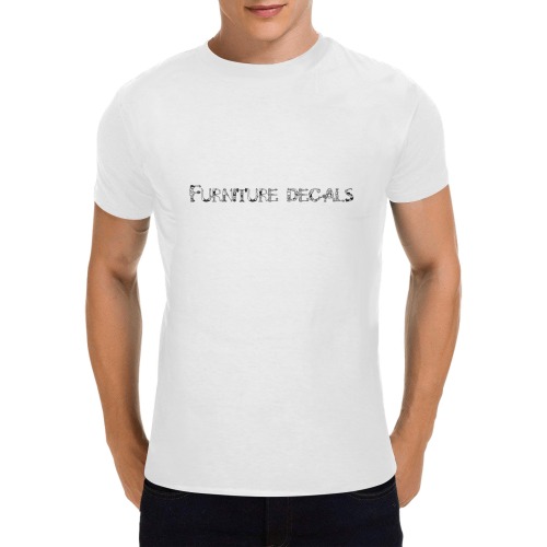 Furniture decals Men's T-Shirt in USA Size (Two Sides Printing)