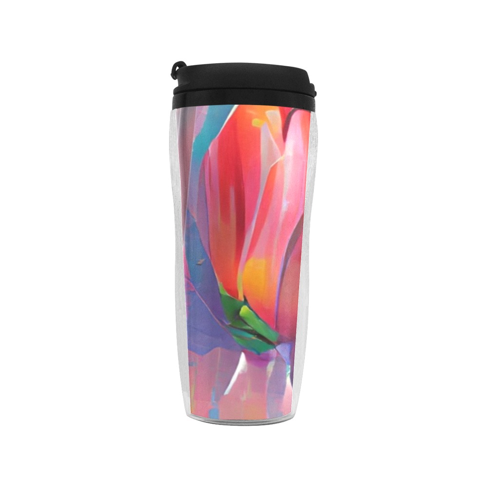 tulips_TradingCard Reusable Coffee Cup (11.8oz)