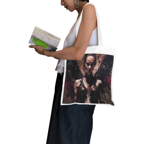 Angel of death Canvas Tote Bag/Small (Model 1700)