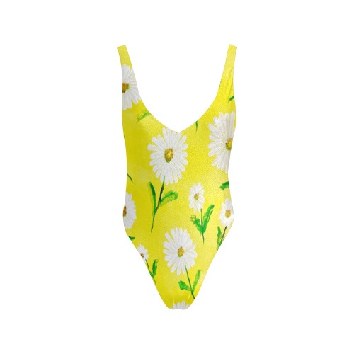 Daisy Sexy Low Back One-Piece Swimsuit (Model S09)