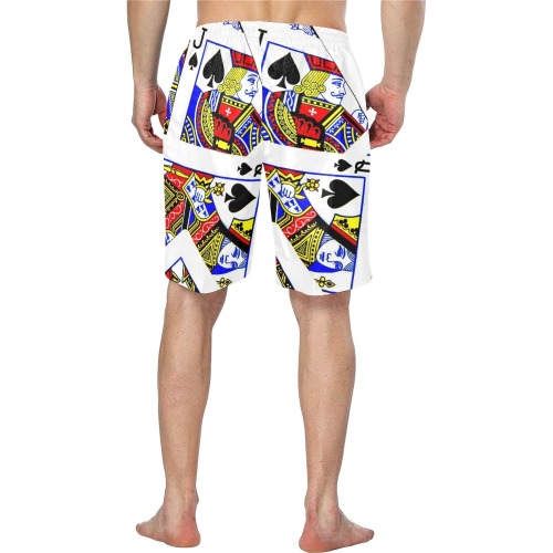 PLAYING CARDS-2 Men's Swim Trunk (Model L21)