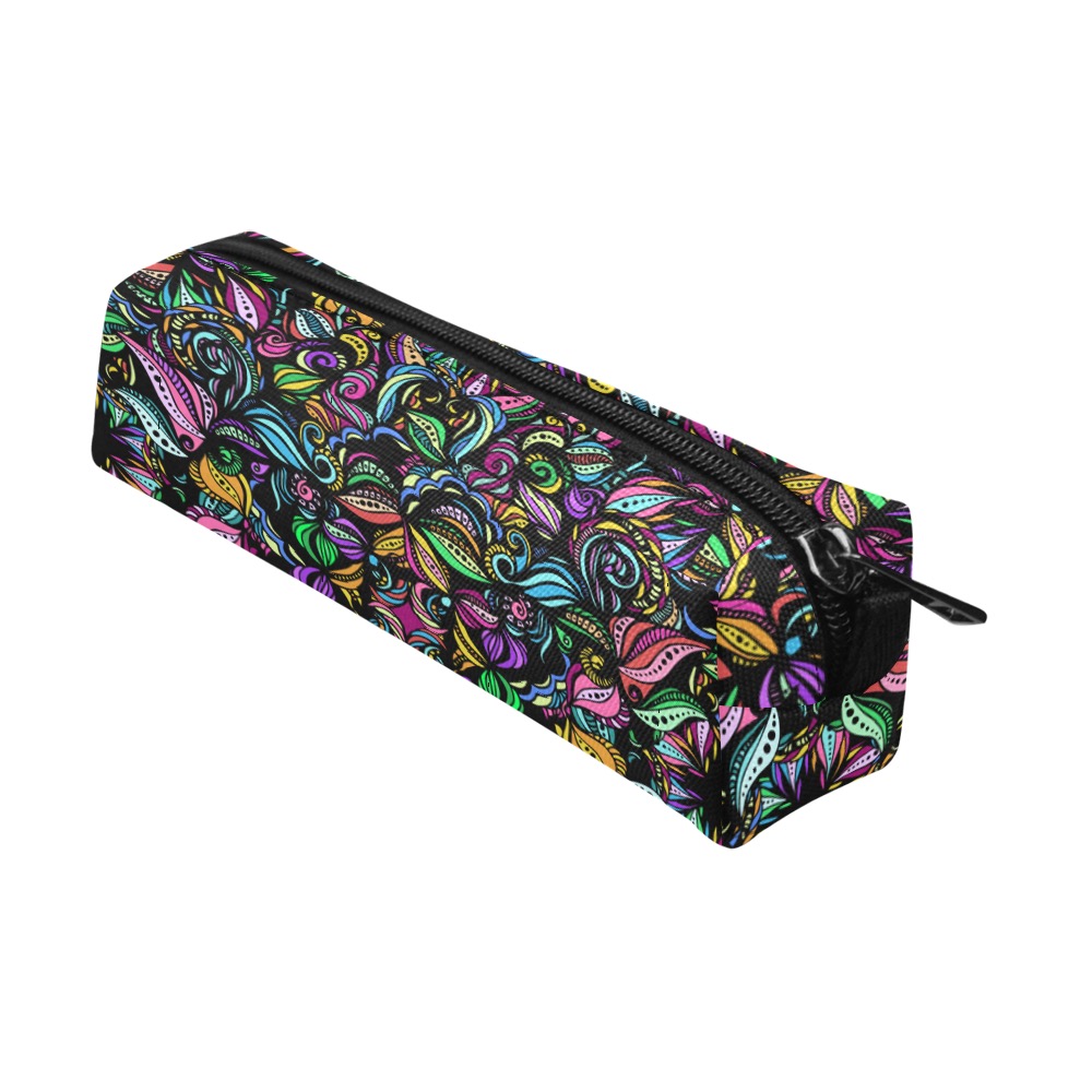 Whimsical Blooms Pencil Pouch/Small (Model 1681)