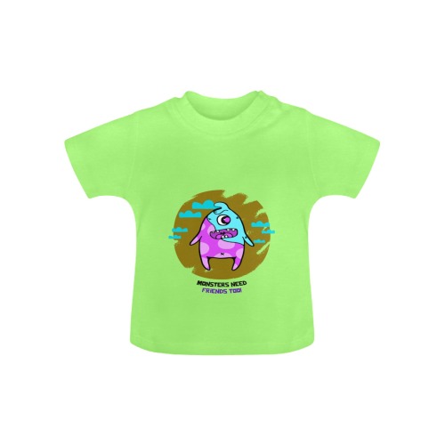 Monster also need friends Baby Classic T-Shirt (Model T30)