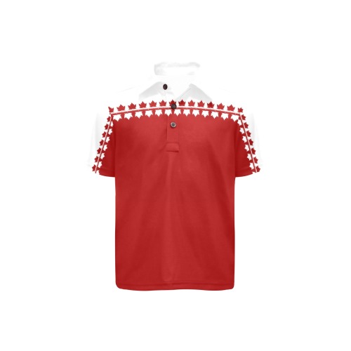Classic Boy's Canada Team Shirts Big Boys' All Over Print Polo Shirt (Model T55)