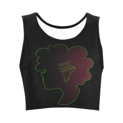 Made to Order AfroelfCrop Women's Crop Top (Model T42)