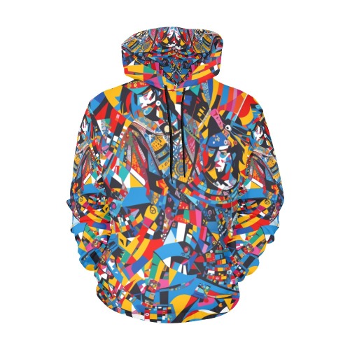 Cool pirates nautical modernist geometric art. All Over Print Hoodie for Men (USA Size) (Model H13)