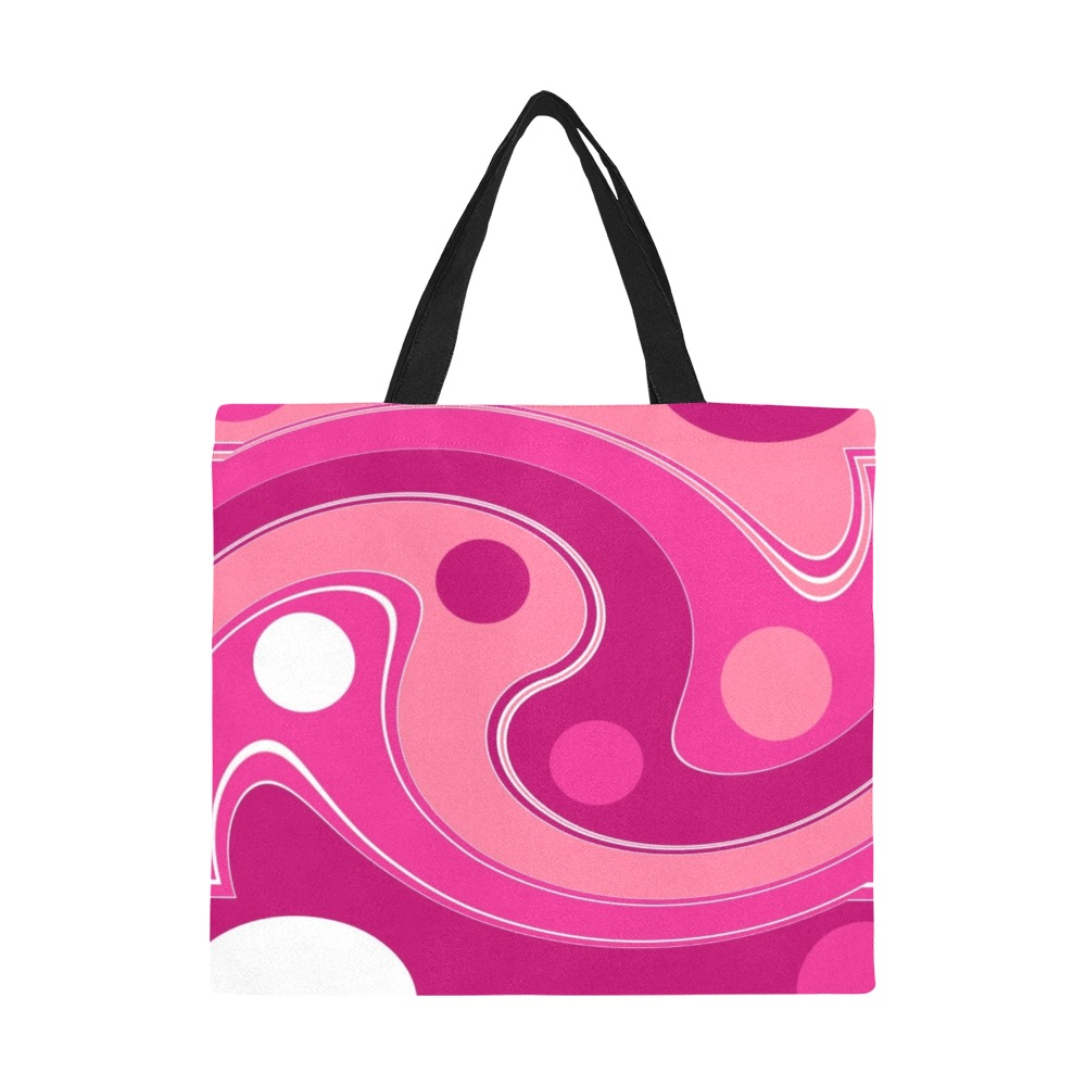 IN THE PINK-122 ALT All Over Print Canvas Tote Bag/Large (Model 1699)