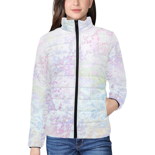 Padded jacket #15 Women's Stand Collar Padded Jacket (Model H41)