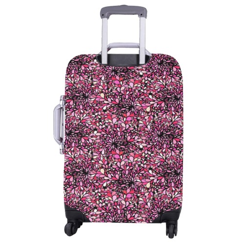 Raspberry Splash Luggage Cover/Large 26"-28"