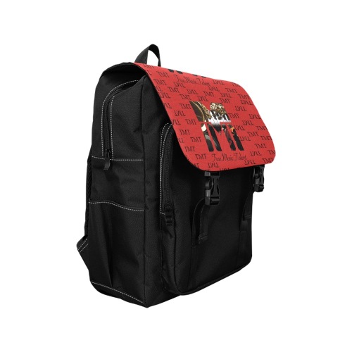 TMT Red Casual Shoulders Backpack (Model 1623)