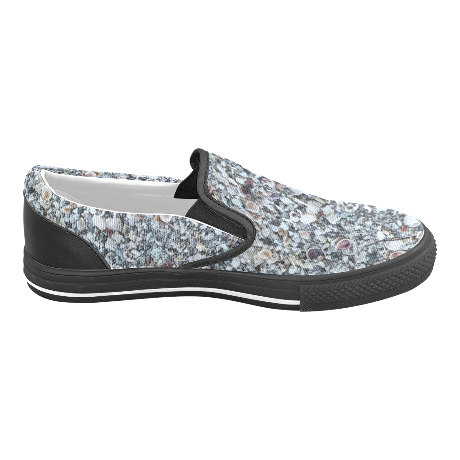 Shells On The Beach 7294 Women's Unusual Slip-on Canvas Shoes (Model 019)
