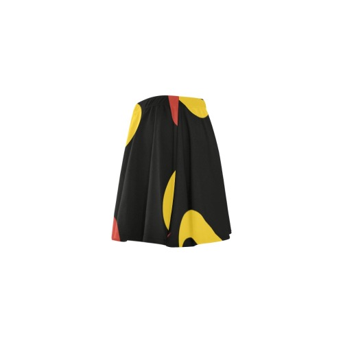 falda corta tricolor Mini Skating Skirt (Model D36)