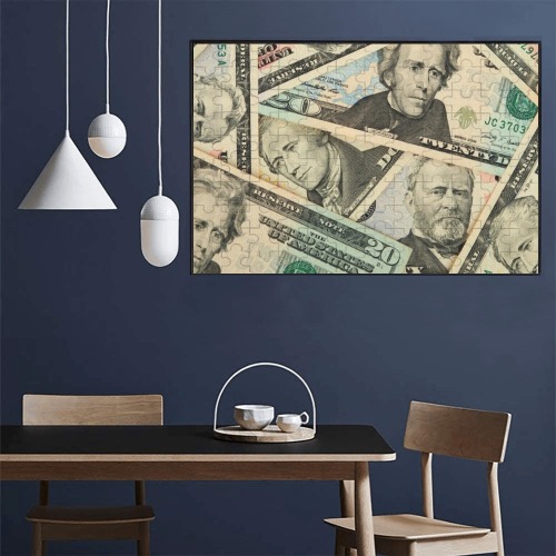 US PAPER CURRENCY 1000-Piece Wooden Photo Puzzles