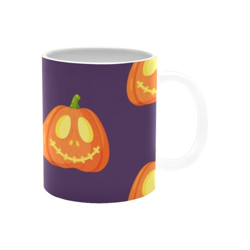 Halloween Pumpkin White Mug(11OZ)