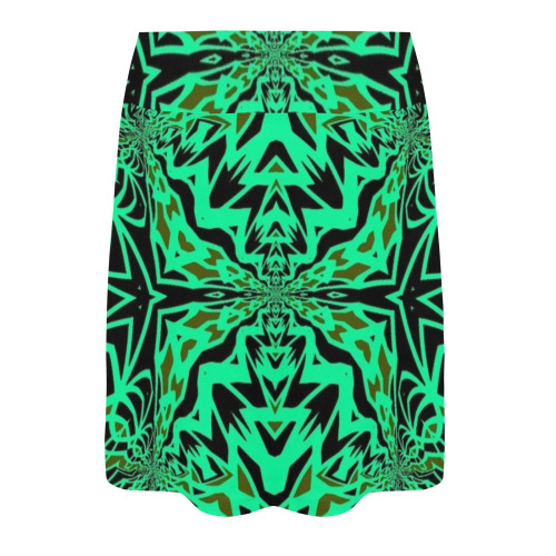 Fractoberry Fractal Pattern 000970 Women's Athletic Skirt (Model D64)