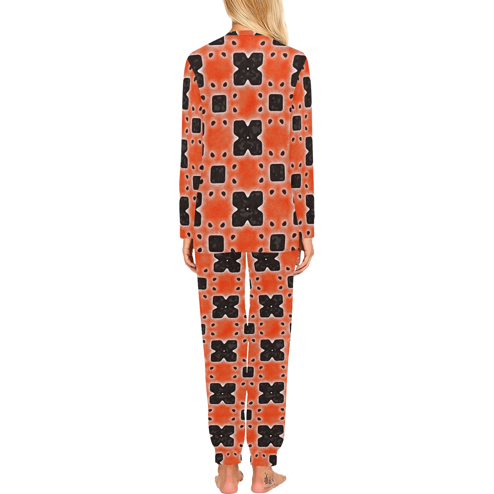 Arabesque Women's All Over Print Pajama Set