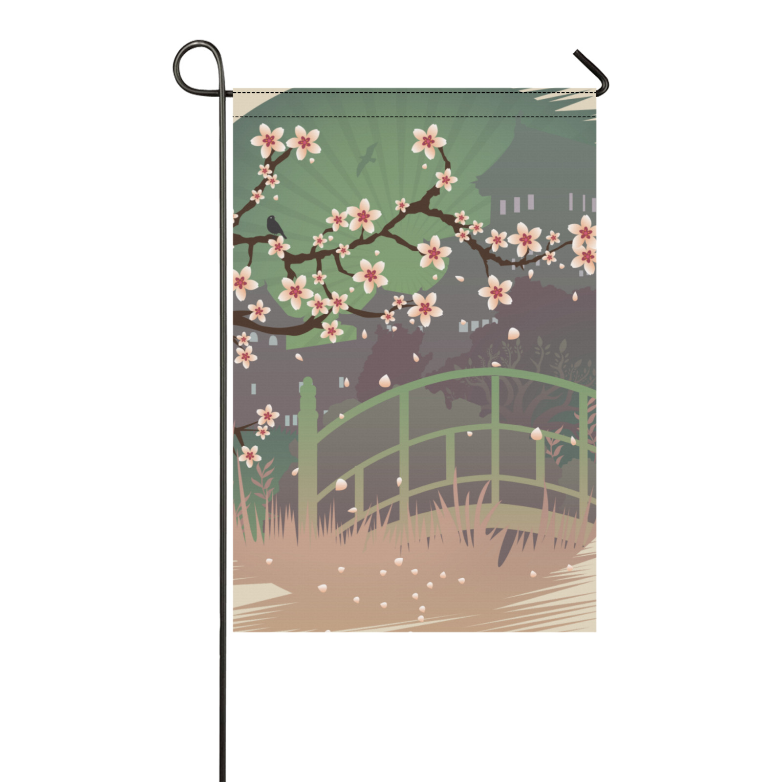 Blossom Sundown Garden Flag 12‘’x18‘’(Twin Sides)
