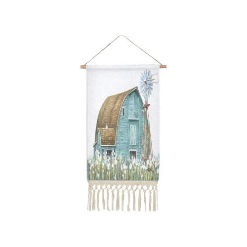 the farmhouse Linen Hanging Poster