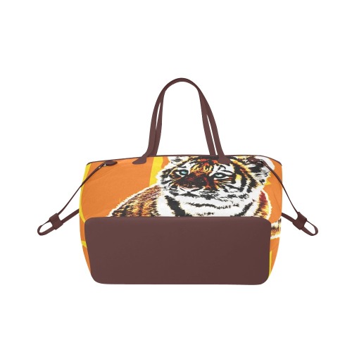 TIGER TIGER-22A Clover Canvas Tote Bag (Model 1661)