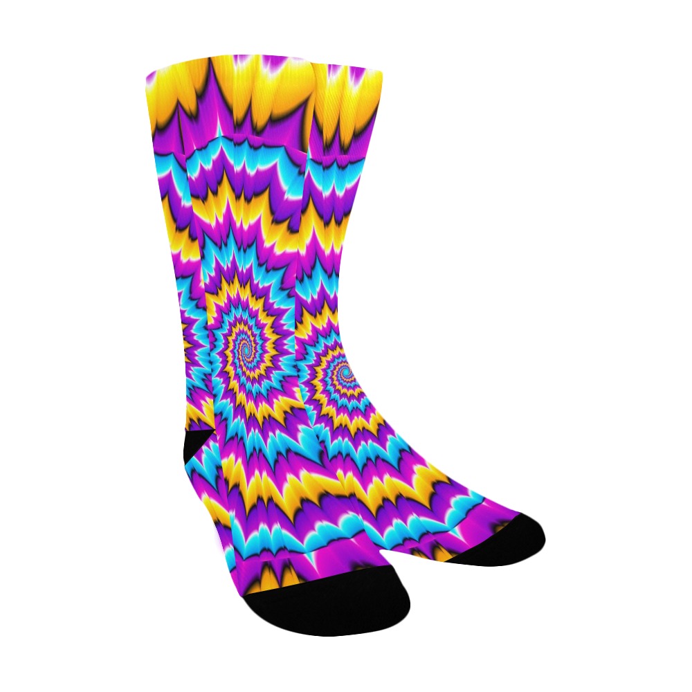 Colorful Growing Sphere Women's Custom Socks