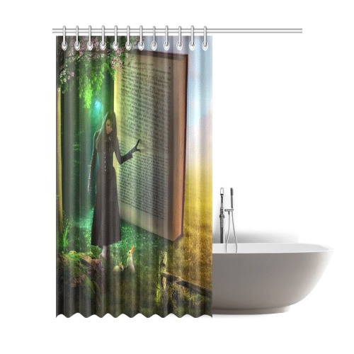 Majestic Story Shower Curtain 72"x84"
