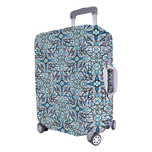 Moody Blue Luggage Cover/Large 26"-28"