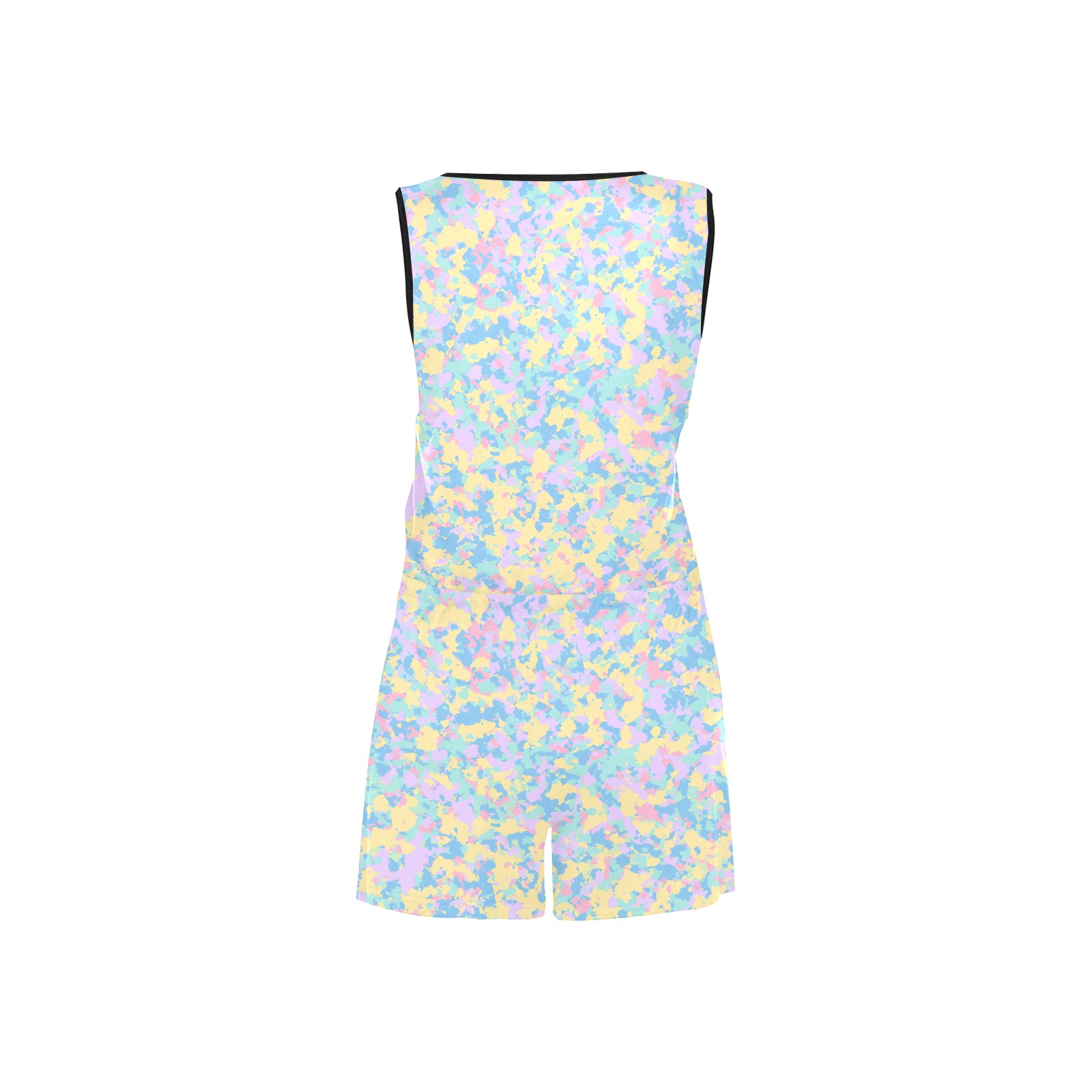 Untitled4 All Over Print Short Jumpsuit