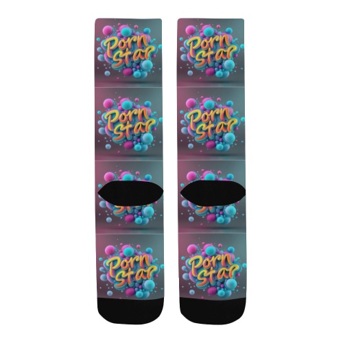 porn star Men's Custom Socks