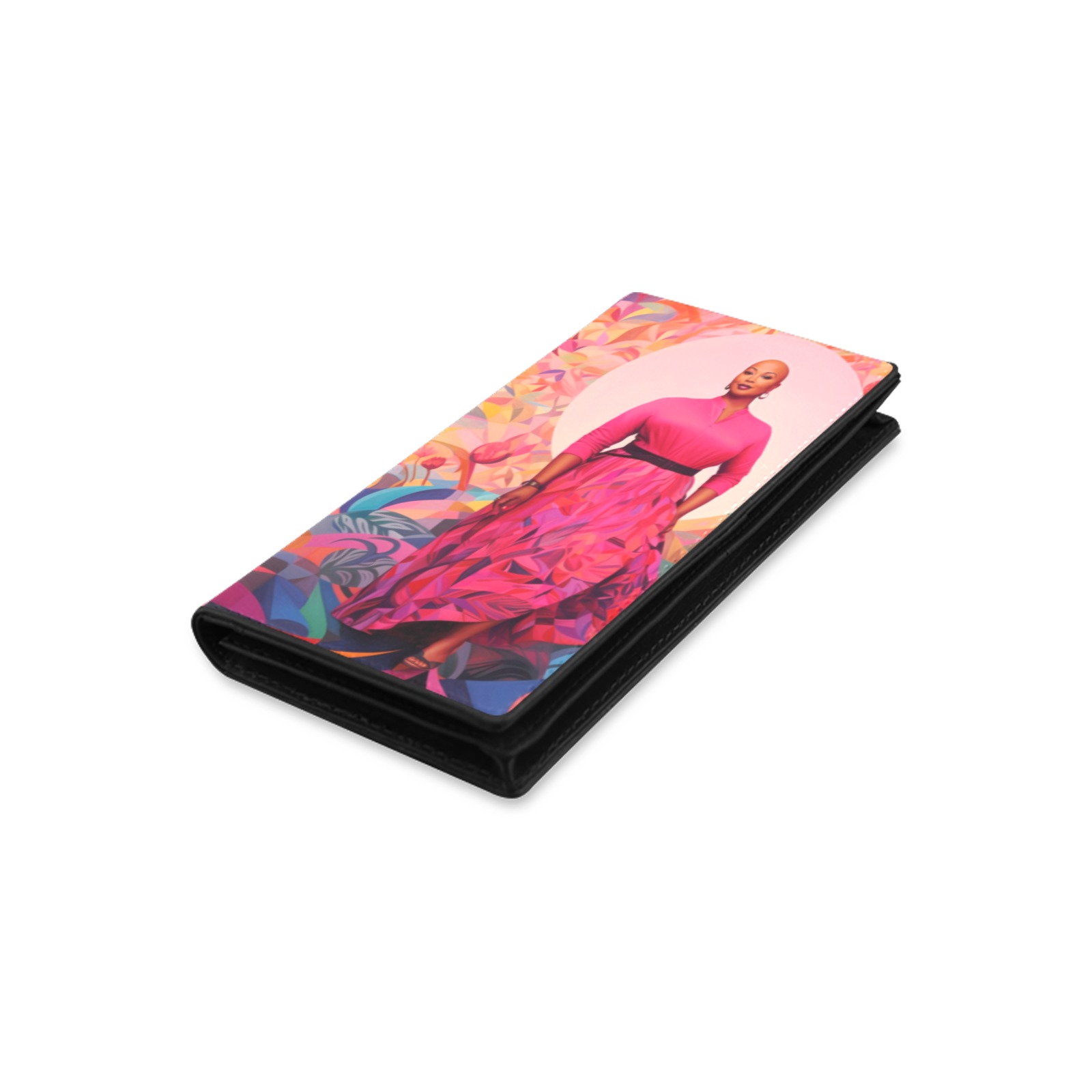 Breast Cancer Awareness Wallet Women's Leather Wallet (Model 1611)