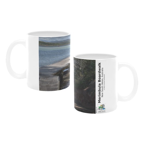 Merimbula Boardwalk - Photo 2 - 11oz Mug MB2022.02 Custom White Mug (11OZ)