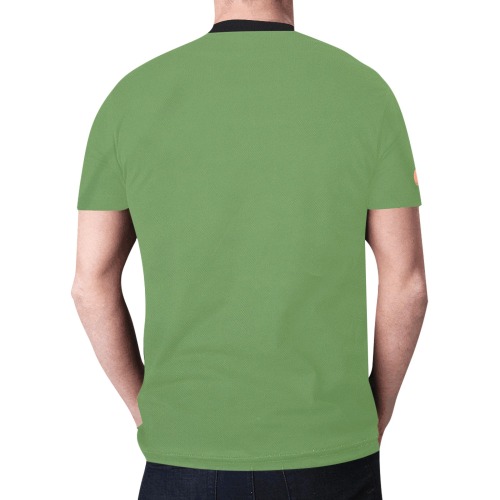 Green T-Shirt New All Over Print T-shirt for Men (Model T45)