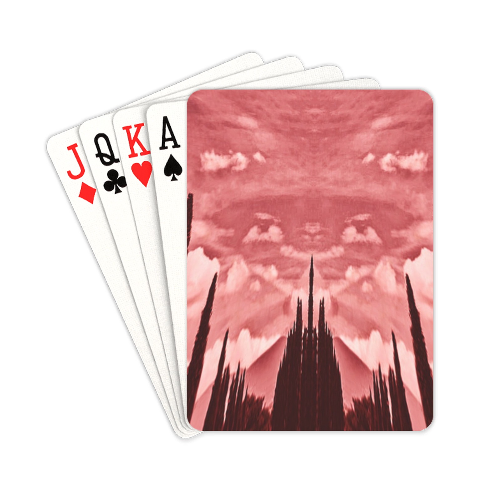 martian landscape in the future Playing Cards 2.5"x3.5"