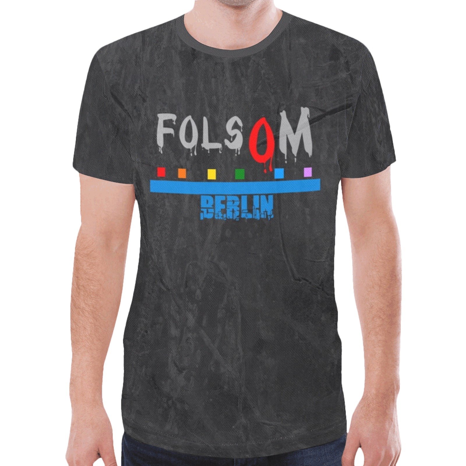 Folsom Berlin 2022 New All Over Print T-shirt for Men (Model T45)