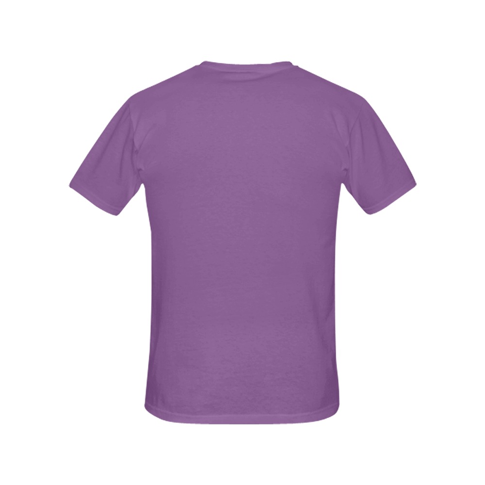 ZL.LOGOWM.purp All Over Print T-Shirt for Women (USA Size) (Model T40)
