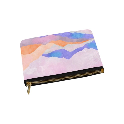 Simple colorful mountains landscape_CPM1 Carry-All Pouch 9.5''x6''