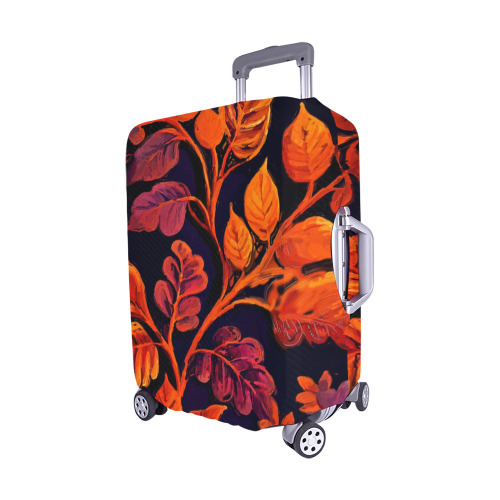 flowers botanic art (10) luggage cover Luggage Cover/Medium 22"-25"