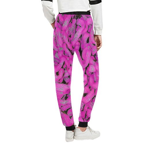 Pink Ramen Unisex All Over Print Sweatpants (Model L11)