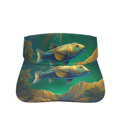 Celestial Swim All Over Print Sports Visor