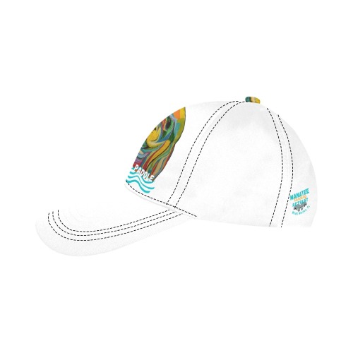 Manatee Landing White Merlyn Cap All Over Print Dad Cap C (6-Pieces Customization)