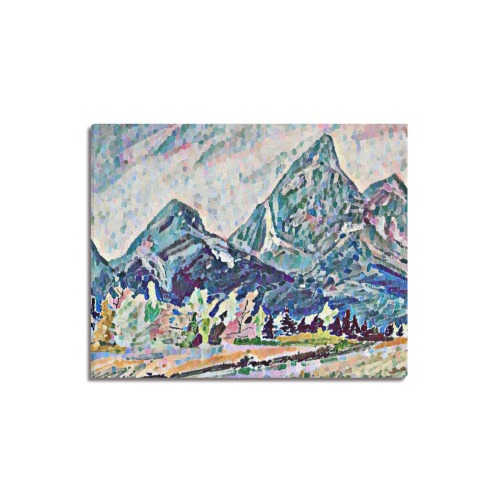 Mountain View Upgraded Canvas Print 20"x16"