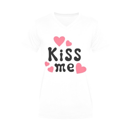 valentines day Men's V-Neck T-shirt (USA Size) (Model T10)