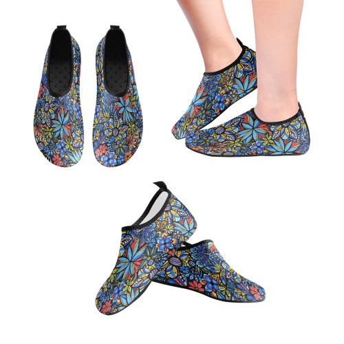 Talavera Bouquet Women's Slip-On Water Shoes (Model 056)