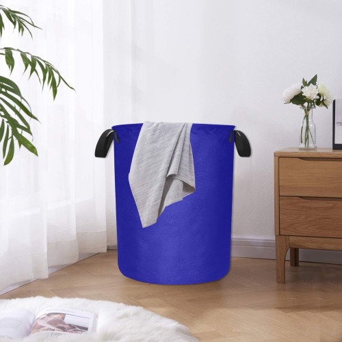 color dark blue Laundry Bag (Large)