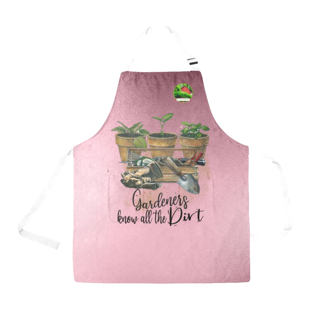 Hilltop Garden Produce by Kai Apron Collection- Gardeners know all the Dirt 53086P35 All Over Print Apron